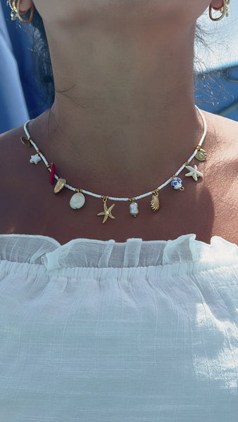 Starfish summer necklace